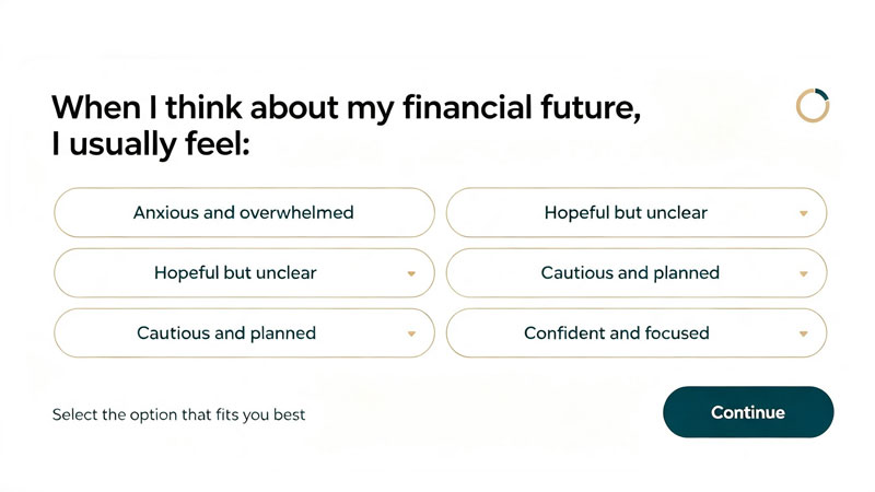 money mindset self-assessment quiz
