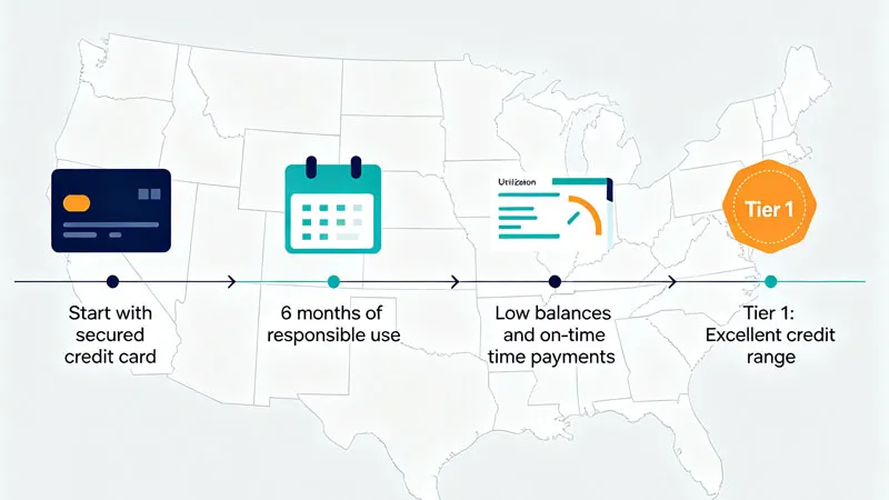 Timeline to reach tier 1 credit score