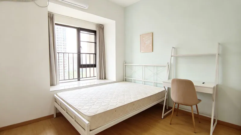 furnished spare bedroom ready for a tenant
