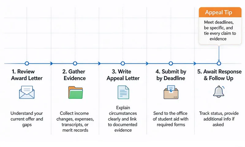 Financial aid appeal process timeline diagram